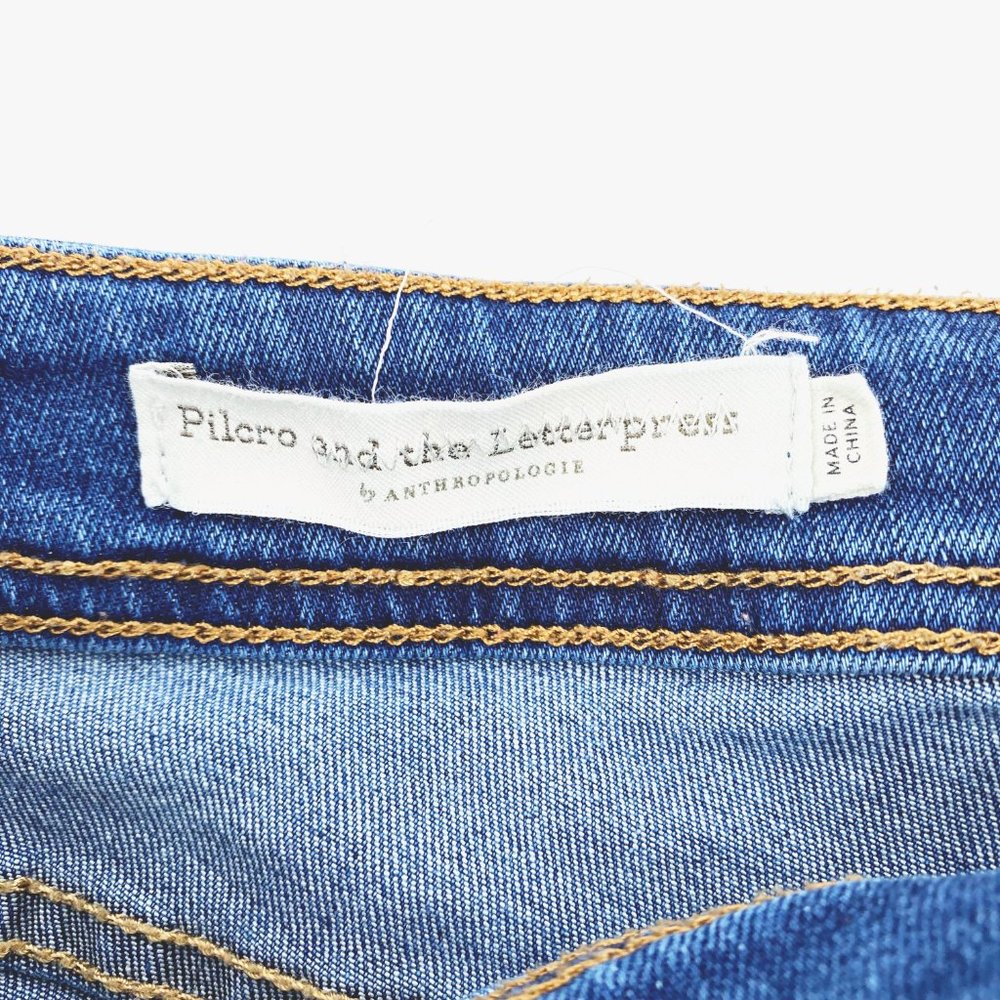 Pilcro and the Letterpress Crop Flare Jeans - Picture 8 of 13